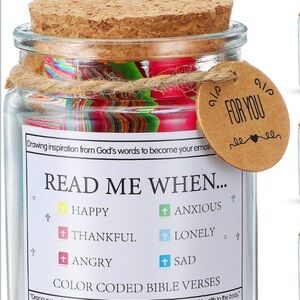 Color Coded Bible Verses Jar